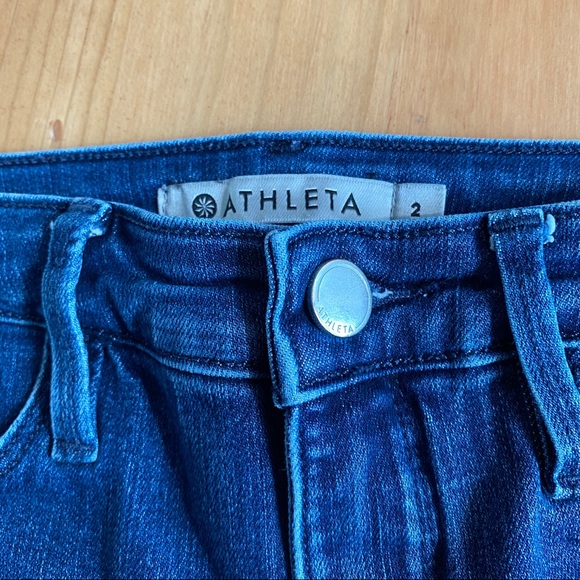 Athleta Skulptek Skinny Jeans Dark Wash Size 2 - Picture 4 of 12
